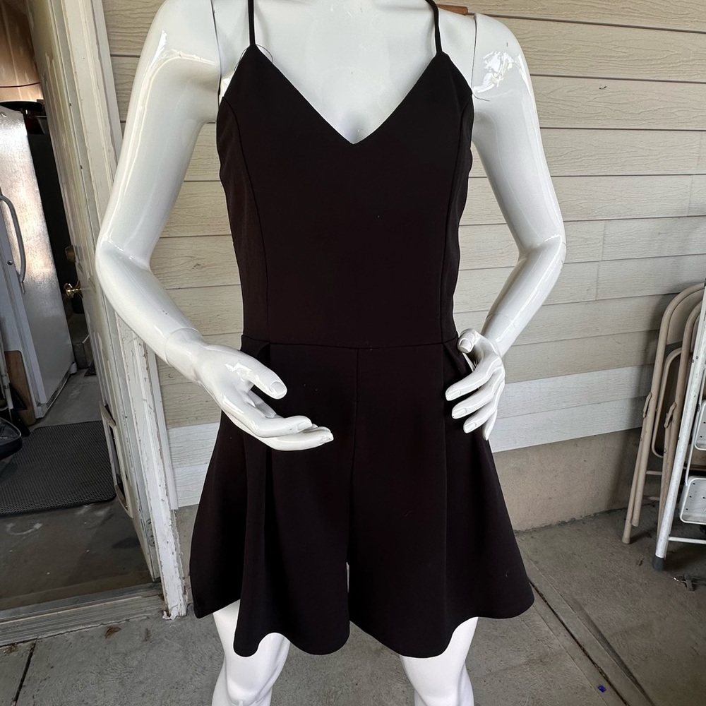 Mind Code Elegant Black Romper